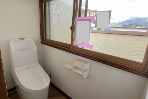 レストルームがキレイで暖かく快適に🚽