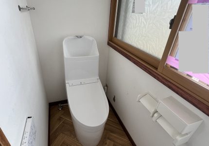 レストルームがキレイで暖かく快適に🚽